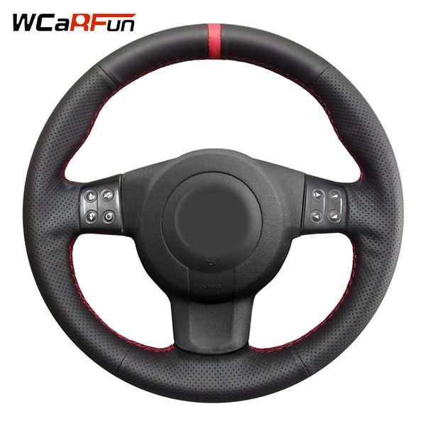 wcarfun черная искусственная кожа diy ручной работы крышка рулевого колеса автомобиля для seat leon (2) 2006-2008 ibiza (6l) 2007
wcarfun черная искусственная кожа diy ручной работы крышка рулевого колеса автомобиля для seat leon (2) 2006-2008 ibiza (6l) 2007