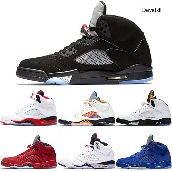 designer mens 5 5s basketball shoes international flight blue suede olympic og metallic black white cement fire red sport sneaker size 41-47
designer mens 5 5s basketball shoes international flight blue suede olympic og metallic black white cement fire red sport sneaker size 41-47