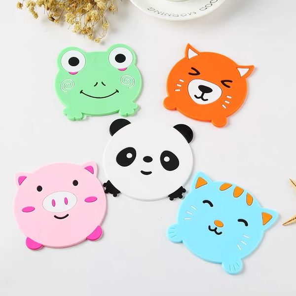 silicone tableware cup mat insulation pad cartoon animal pattern table decorate creative style frog panda pig cat modelling
silicone tableware cup mat insulation pad cartoon animal pattern table decorate creative style frog panda pig cat modelling