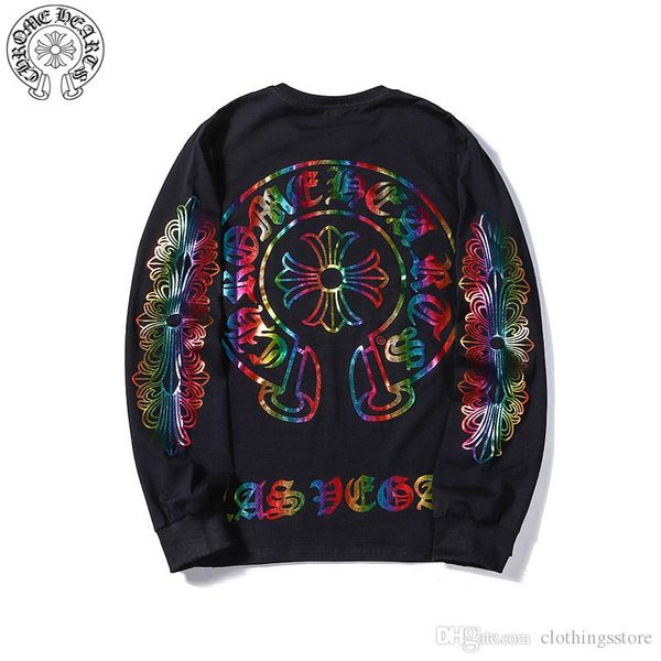 chromes hearts tide brand sweater mens designer long sleeved shirt luxury embroidery t-shirt men and women couple t-shirt trend sweatshirt, White;black
chromes hearts tide brand sweater mens designer long sleeved shirt luxury embroidery t-shirt men and women couple t-shirt trend sweatshirt, White;black