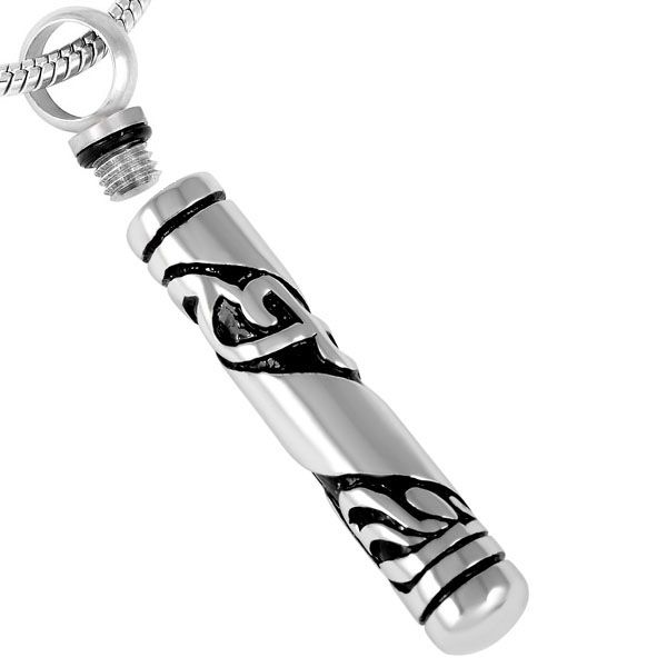 cremation pendant necklace ashes holder keepsake urn memorial jewelry personalized stick shape 316l stainless steel, Silver
cremation pendant necklace ashes holder keepsake urn memorial jewelry personalized stick shape 316l stainless steel, Silver