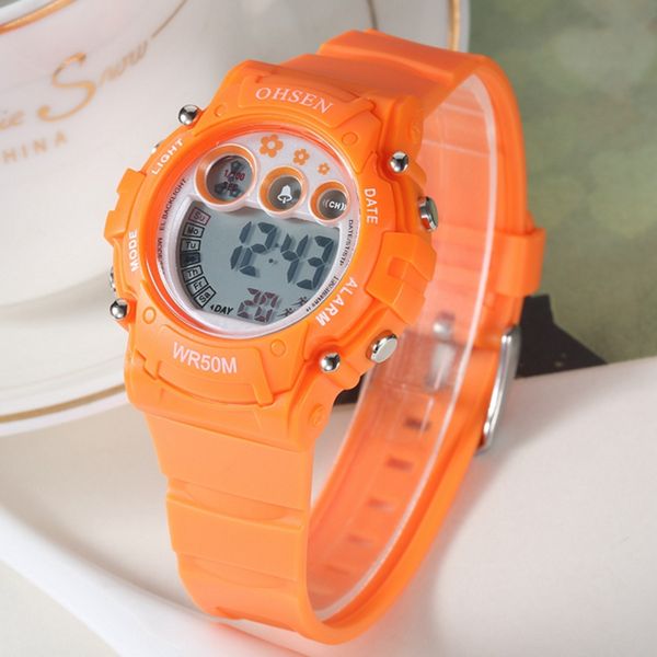 ohsen fashion boys watches kids child watches sports alarm watch boy silicone strap orange digital lcd wristwatch relojes, Blue
ohsen fashion boys watches kids child watches sports alarm watch boy silicone strap orange digital lcd wristwatch relojes, Blue