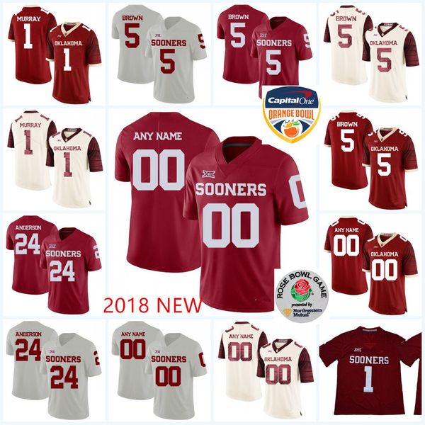 custom ncaa oklahoma sooners football jerseys kyler murray ceedee lamb rodney anderson marquise brown caleb kelly oklahoma sooners jersey, Black;red
custom ncaa oklahoma sooners football jerseys kyler murray ceedee lamb rodney anderson marquise brown caleb kelly oklahoma sooners jersey, Black;red