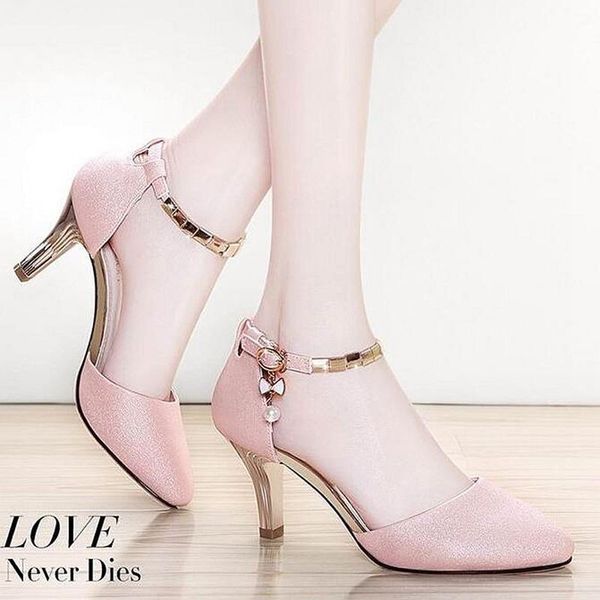 women sandals high heels summer brand woman pumps thin heels party shoes pointed toe slip on office ladie dress shoe plus sizede, Black
women sandals high heels summer brand woman pumps thin heels party shoes pointed toe slip on office ladie dress shoe plus sizede, Black