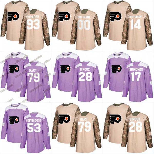 Men Camo Veterans Day 79 Carter Hart 11 Travis Konecny 17 Wayne Simmonds 28 Claude Giroux 53 Shayne Gostisbehere Philadelphia Flyers Jerseys
Men Camo Veterans Day 79 Carter Hart 11 Travis Konecny 17 Wayne Simmonds 28 Claude Giroux 53 Shayne Gostisbehere Philadelphia Flyers Jerseys