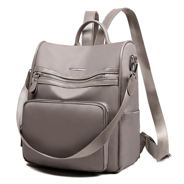 women waterproof nylon backpack wild large capacity travel business bag oh66