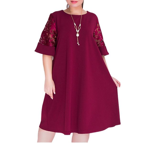 2020 new women casual dress cotton a-line o-neck knee-length xl-4xl plus size shirt dress elegant solid party vestido, White;black
2020 new women casual dress cotton a-line o-neck knee-length xl-4xl plus size shirt dress elegant solid party vestido, White;black