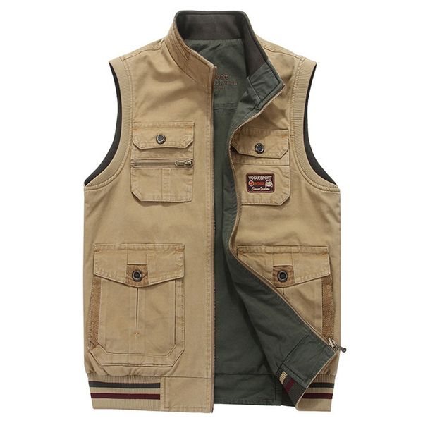 men's vests plus size -9xl vest man stand-collar casual double sides wear waistcoat men army tactical many pockets sleeveless jacket, Black;white
men's vests plus size -9xl vest man stand-collar casual double sides wear waistcoat men army tactical many pockets sleeveless jacket, Black;white