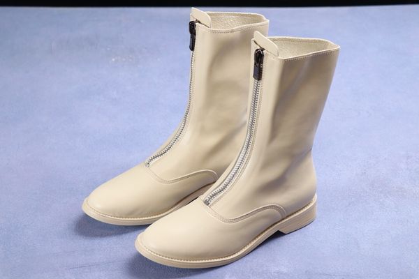 guidii front zip womans knee boots leather boots 2-3cm flat heel 2019 lady flats womens designer martin boots with box, Black
guidii front zip womans knee boots leather boots 2-3cm flat heel 2019 lady flats womens designer martin boots with box, Black