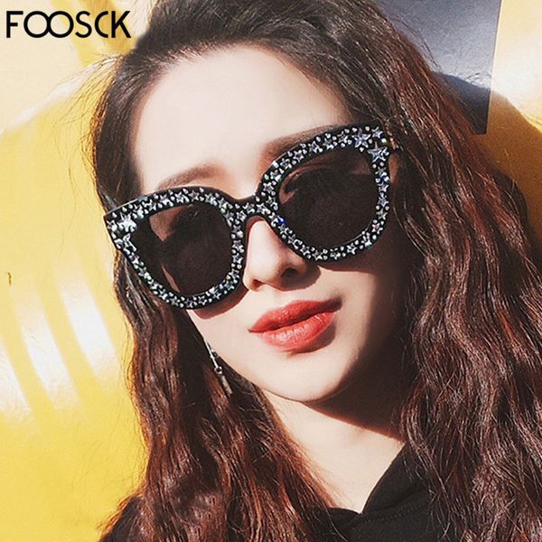 sunglasses foosck est oversize r women square ladies fashion retro eyewear, White;black
sunglasses foosck est oversize r women square ladies fashion retro eyewear, White;black