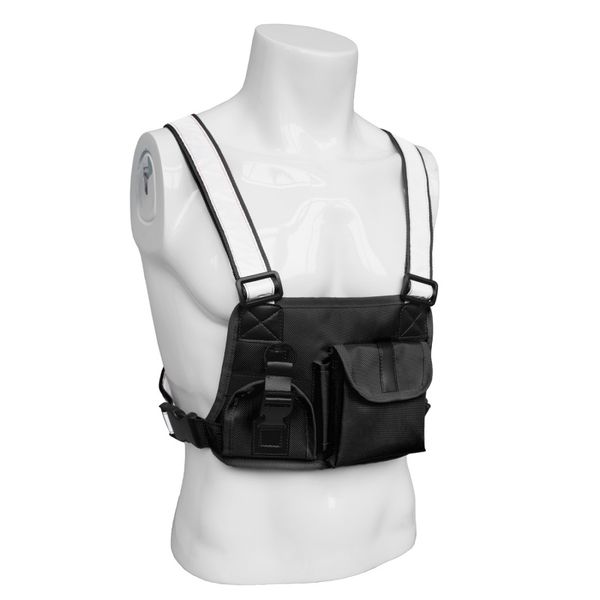 tactical reflective strap radio harness chest front bag holster rig bag two way radio pocket pack unisex
tactical reflective strap radio harness chest front bag holster rig bag two way radio pocket pack unisex