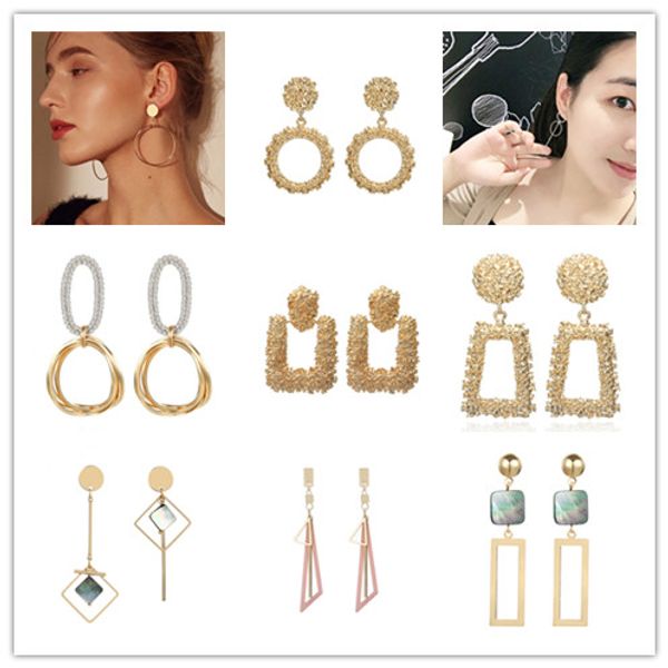 new fashion geometric earrings for women gold silver boho earrings korean style accessories circle brincos minimalist jewelry
new fashion geometric earrings for women gold silver boho earrings korean style accessories circle brincos minimalist jewelry