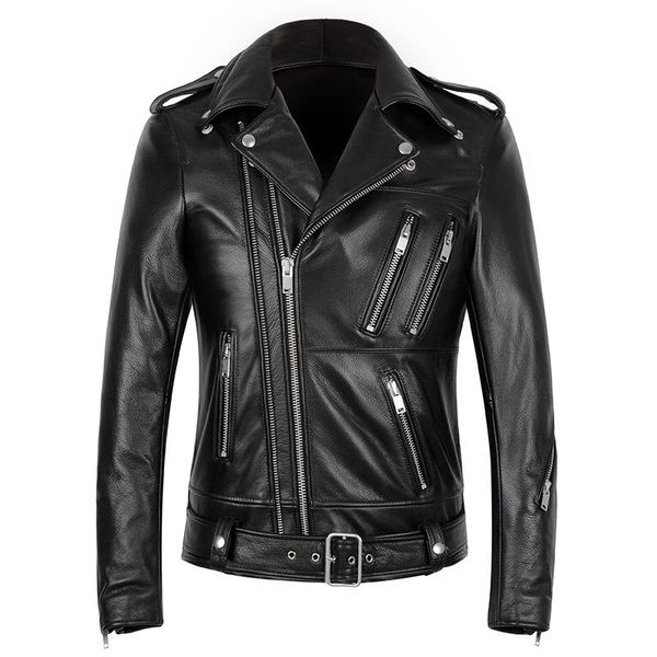 mens jacket 100% cow leather 2020 fashion motorcycle leather jacket natural cow high-quality coat, Black
mens jacket 100% cow leather 2020 fashion motorcycle leather jacket natural cow high-quality coat, Black