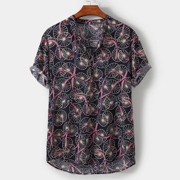 casual men's shirt camisa fashion short sleeve shirt men turn-down collar strip hawaiian print loose blouse camisa masculina, White;black
casual men's shirt camisa fashion short sleeve shirt men turn-down collar strip hawaiian print loose blouse camisa masculina, White;black