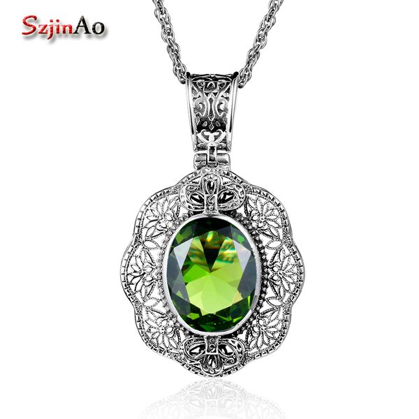 szjinao new women vintage pendants peridot statement 925 sterling silver choker necklace antique tribal ethnic boho jewelry
szjinao new women vintage pendants peridot statement 925 sterling silver choker necklace antique tribal ethnic boho jewelry