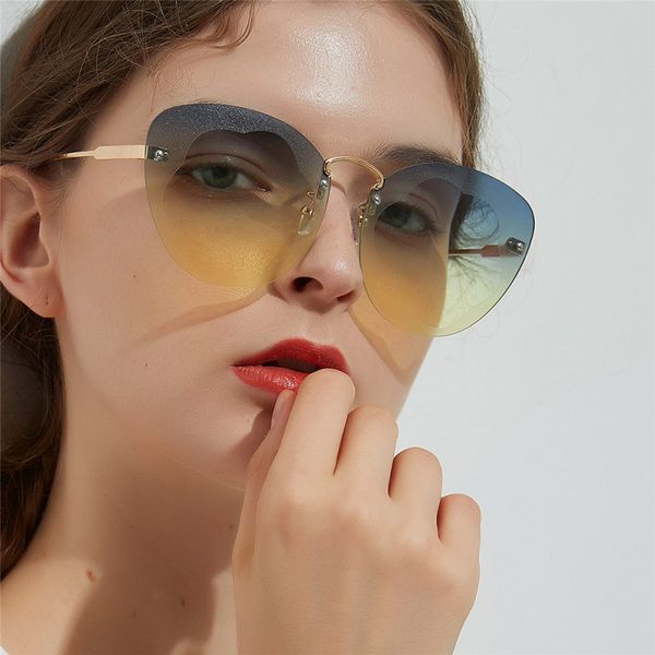 retro clear progressive colored lens ac borderless cat eye colorful crystal sunglasses
retro clear progressive colored lens ac borderless cat eye colorful crystal sunglasses