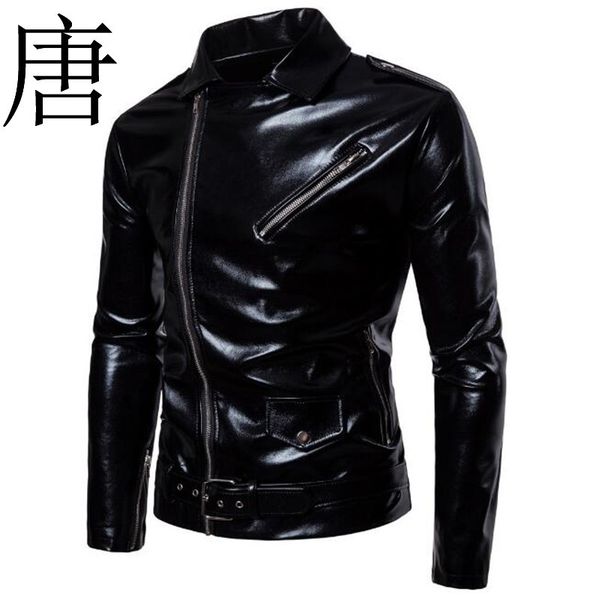 2019 new black leather motorcycle leather jacket men autumn zippers thin biker jacket male new classic pu
2019 new black leather motorcycle leather jacket men autumn zippers thin biker jacket male new classic pu