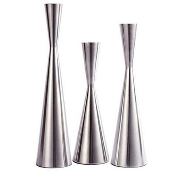 set of 3 silver brushed metal taper candle holders candlestick holders vintage modern decorative centerpiece candlestick holders candle hold
set of 3 silver brushed metal taper candle holders candlestick holders vintage modern decorative centerpiece candlestick holders candle hold