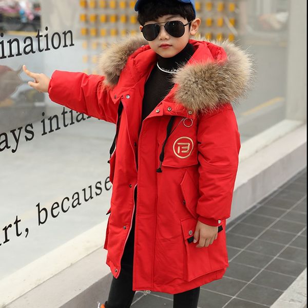 boys down jackets real fur hooded coat parkas teenage boys 8 9 10 12 14 years thicken warmly children winter outerwear, Blue;gray
boys down jackets real fur hooded coat parkas teenage boys 8 9 10 12 14 years thicken warmly children winter outerwear, Blue;gray