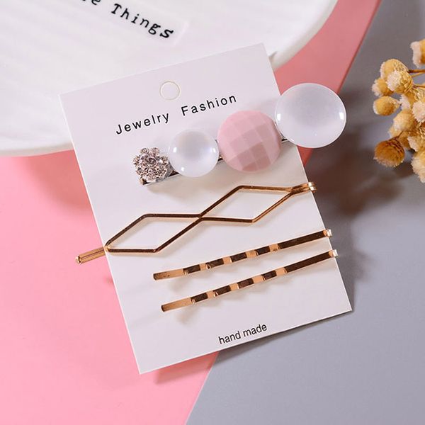 4pcs/set korea metal pearl irregular lattice hair clip women hairpin barrettes girl wedding party hair accessories drop shipping
4pcs/set korea metal pearl irregular lattice hair clip women hairpin barrettes girl wedding party hair accessories drop shipping