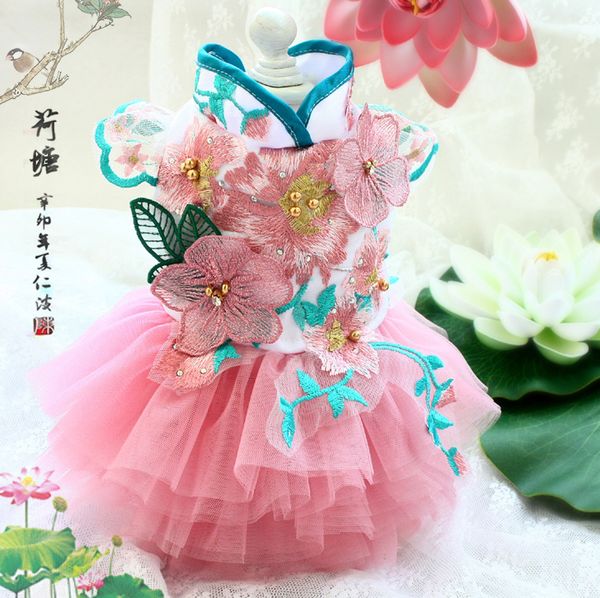 zlovepet handmade dog apparel clothes the peony pavilion light silk embroidery pet tutu dress cats lady adorable poodle
zlovepet handmade dog apparel clothes the peony pavilion light silk embroidery pet tutu dress cats lady adorable poodle