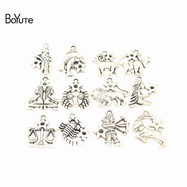boyute (12 pieces/set) metal alloy 23*21mm zodiac signs charms pendant diy hand made jewelry accessories, Bronze;silver
boyute (12 pieces/set) metal alloy 23*21mm zodiac signs charms pendant diy hand made jewelry accessories, Bronze;silver