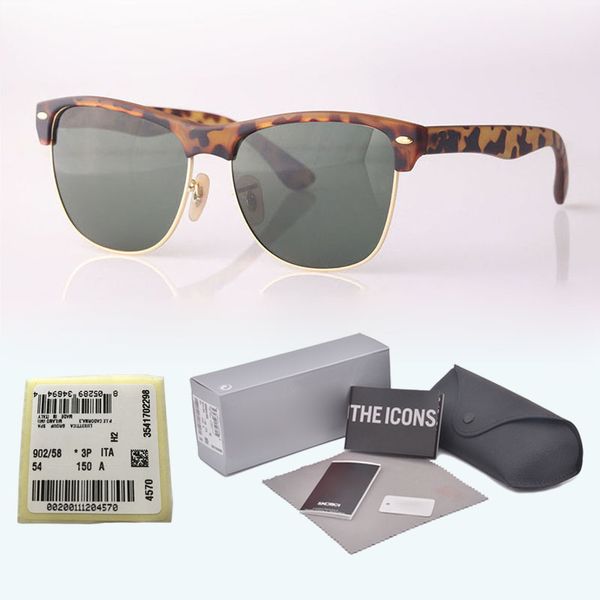 Wholesale - Top Quality sunglasses men women brand designer half plank frame glass lens gafas de sol oculos sun glasses with Retail box
Wholesale - Top Quality sunglasses men women brand designer half plank frame glass lens gafas de sol oculos sun glasses with Retail box