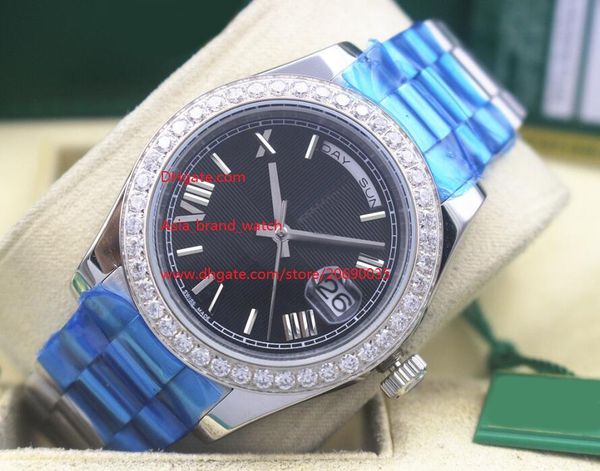 factory supplier luxury watch sapphire glass 41mm 228235 diamond bezel automatic mechanical stainless steel mens watches, Slivery;brown
factory supplier luxury watch sapphire glass 41mm 228235 diamond bezel automatic mechanical stainless steel mens watches, Slivery;brown
