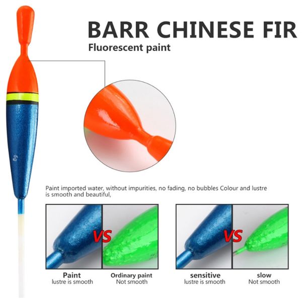 5 pcs/set fishing float buoyance thick bobber stick wooden tackle 2g/3g/4g/5g/6g
5 pcs/set fishing float buoyance thick bobber stick wooden tackle 2g/3g/4g/5g/6g