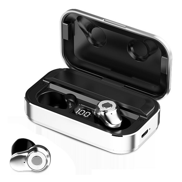 Designer Wireless Bluetooth Earphones Mini Portable Electric Quantity with LED Digital Display Earbuds Touch Control New Waterproof Headset
Designer Wireless Bluetooth Earphones Mini Portable Electric Quantity with LED Digital Display Earbuds Touch Control New Waterproof Headset