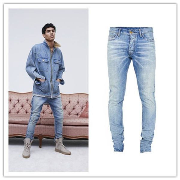 men summer jeans rockstar male trousers ripped jeans for men side zip stretch men's, Blue
men summer jeans rockstar male trousers ripped jeans for men side zip stretch men's, Blue