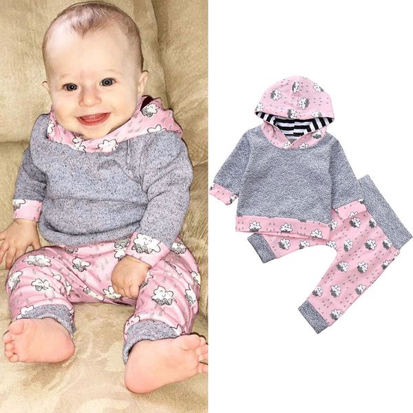 infant baby boys girls clothes long sleeve cartoon print hooded +pants outfits set winter baby clothing ropa recien nacido, White
infant baby boys girls clothes long sleeve cartoon print hooded +pants outfits set winter baby clothing ropa recien nacido, White