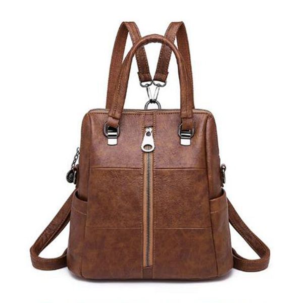 women three use backpacks vintage female shoulder bags soft leather school backpack ladies casual travel bags for girls mochilas
women three use backpacks vintage female shoulder bags soft leather school backpack ladies casual travel bags for girls mochilas