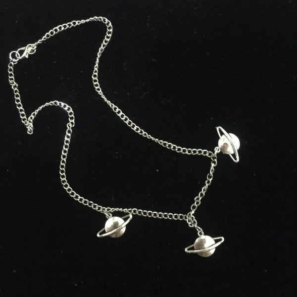 europe and the united states retro old universe planet necklace cool girl personality disco silver clavicle chain necklace
europe and the united states retro old universe planet necklace cool girl personality disco silver clavicle chain necklace