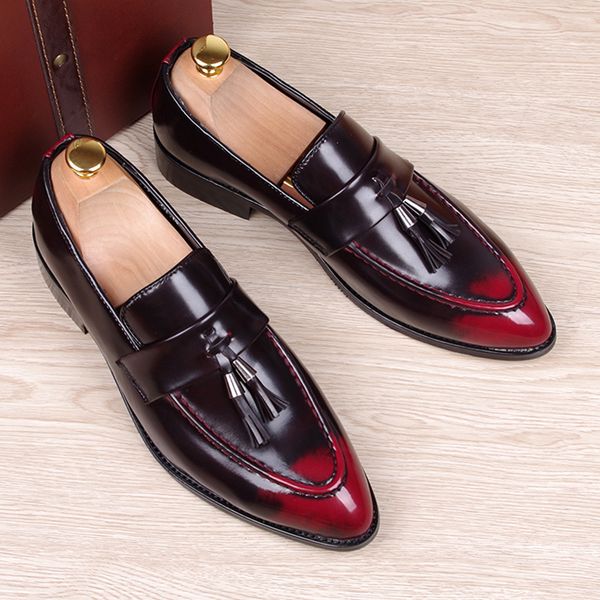 british style mens fashion wedding party dress cow leather shoes breathable summer slip-on lazy shoe tassels loafers mans, Black
british style mens fashion wedding party dress cow leather shoes breathable summer slip-on lazy shoe tassels loafers mans, Black
