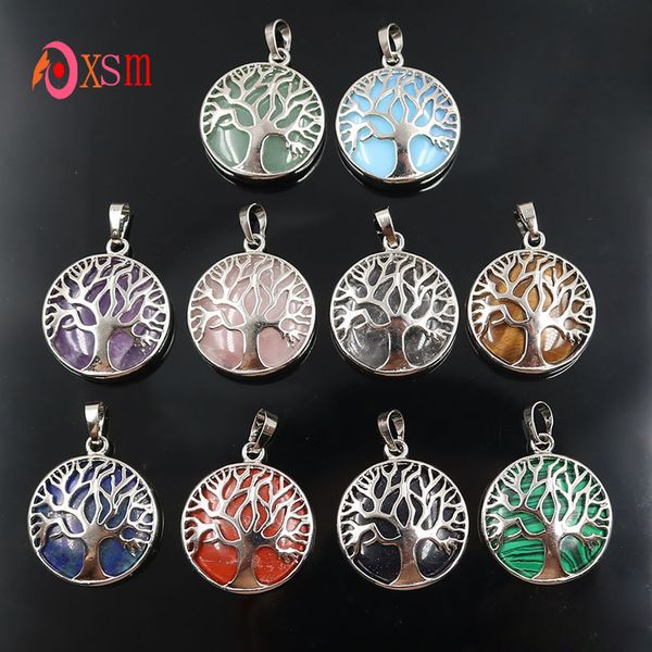 1 Pcs Tree of Life Natural Stone Pendant Amethysts Opal Crystal Lucky Charms for Women Men Necklaces Reiki Jewelry
1 Pcs Tree of Life Natural Stone Pendant Amethysts Opal Crystal Lucky Charms for Women Men Necklaces Reiki Jewelry