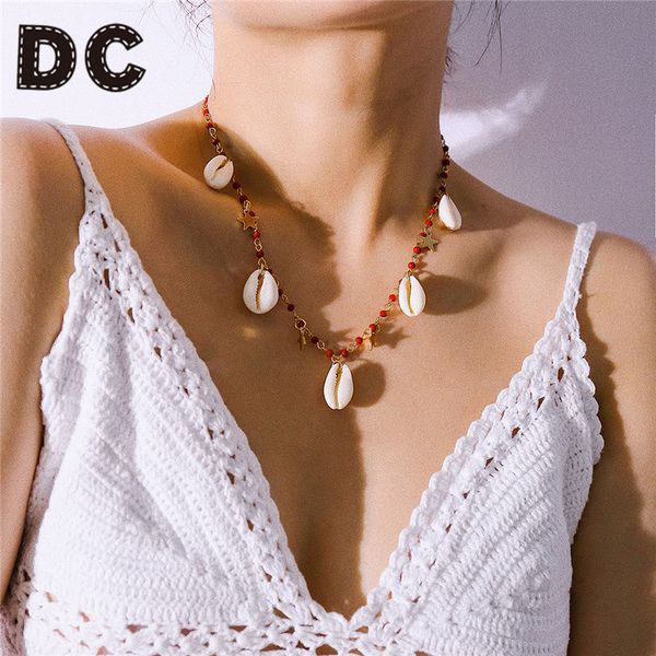 dc shell necklace ocean jewelry for women girl red beads shell choker necklaces & pendants 2019 female jewelry, Silver
dc shell necklace ocean jewelry for women girl red beads shell choker necklaces & pendants 2019 female jewelry, Silver