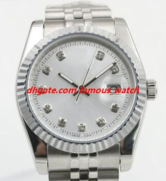 multi style men watch 126333 126334 diamond dial 41mm a2813 automatic stainless steel bracelet fashion watch luxury wristwatch, Slivery;brown