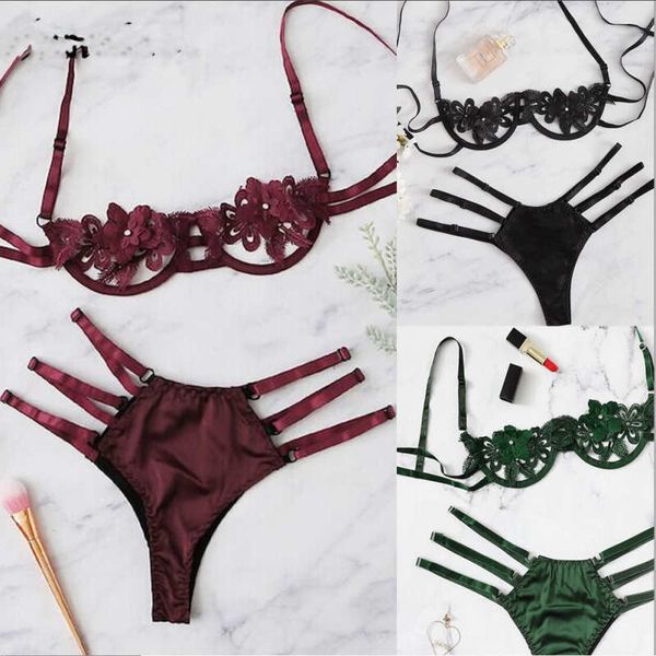 womens lingerie set lace bra sets wireless bra + panty underwear babydoll exotic lingerie apparel bikini set, Red;black
womens lingerie set lace bra sets wireless bra + panty underwear babydoll exotic lingerie apparel bikini set, Red;black