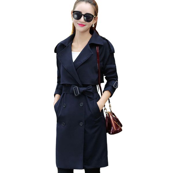 fashion windbreaker coats long section 2019 new spring autumn coat women trench coats korean loose casual ladies outerwear r1068, Tan;black
fashion windbreaker coats long section 2019 new spring autumn coat women trench coats korean loose casual ladies outerwear r1068, Tan;black