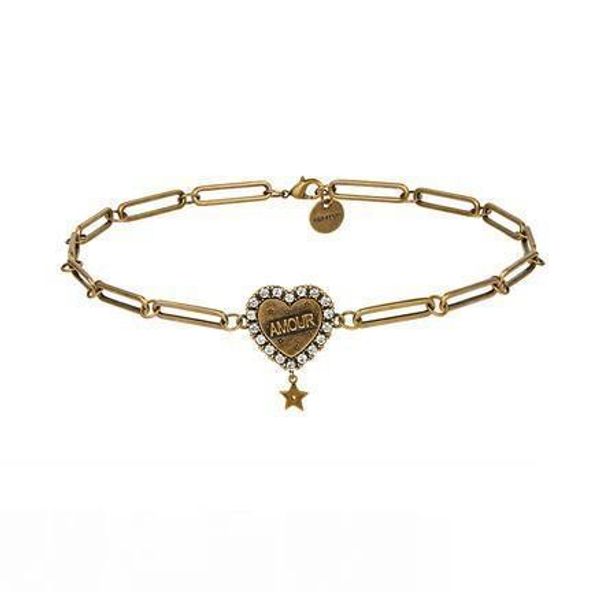 rongho new design vintage crystal amour heart chokers necklaces for women antique gold chain pendant necklace letter pendant, Golden;silver
rongho new design vintage crystal amour heart chokers necklaces for women antique gold chain pendant necklace letter pendant, Golden;silver