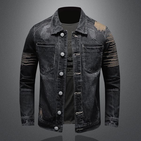 2020 new mens designers jackets luxury casual denim embroidery designer jacket micro chapter tight jacket vintage denim jacket, Black;brown
2020 new mens designers jackets luxury casual denim embroidery designer jacket micro chapter tight jacket vintage denim jacket, Black;brown
