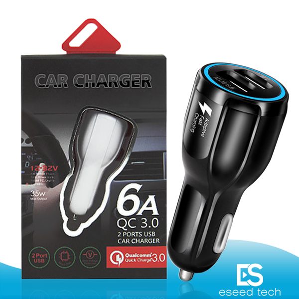 for samsung galaxy s8 iphone qc3.0 fast charge 6a qualcomm quick charge car charger dual usb phone charger with retail package
for samsung galaxy s8 iphone qc3.0 fast charge 6a qualcomm quick charge car charger dual usb phone charger with retail package