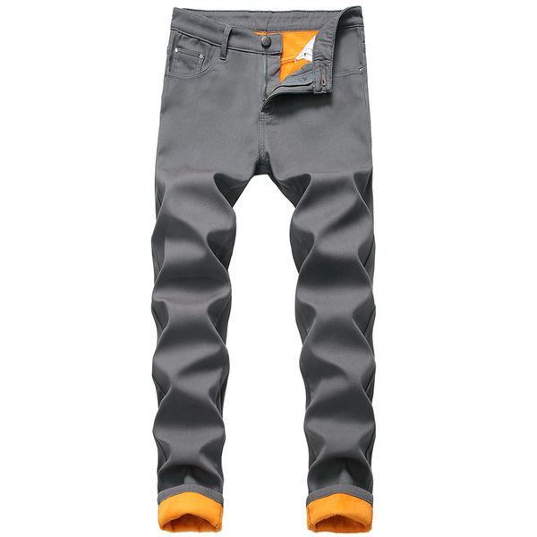 men warm jeans autumn winter straight slim thick men denim pants large size plus velvet fashion new brand jeans, Blue
men warm jeans autumn winter straight slim thick men denim pants large size plus velvet fashion new brand jeans, Blue