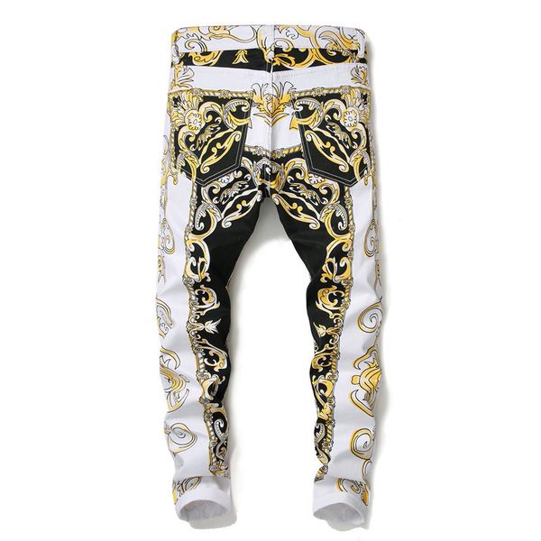 mens 2019 luxury designer hip hop skinny pants casual fashion brand printed slim-fit pants men joggers cargo pants white punk trousers, Black
mens 2019 luxury designer hip hop skinny pants casual fashion brand printed slim-fit pants men joggers cargo pants white punk trousers, Black