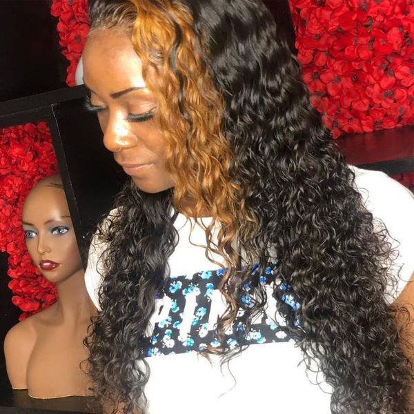 highlight 13x6 lace front human hair wig deep curly 27# colored 360 lace frontal wig brazilian 180 density dolago wigs, Black;brown
highlight 13x6 lace front human hair wig deep curly 27# colored 360 lace frontal wig brazilian 180 density dolago wigs, Black;brown