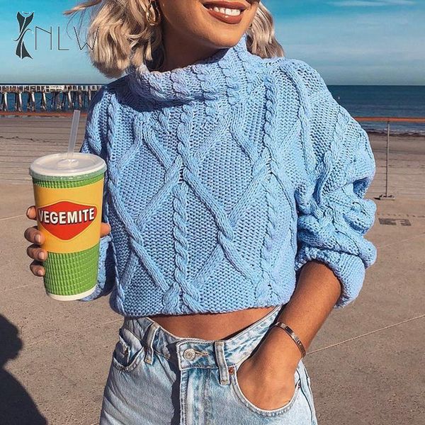 nlw knitted turtleneck casual sweater women winter fashion crop sweater 2019 blue twist long sleeve jumper pull femme, White;black
nlw knitted turtleneck casual sweater women winter fashion crop sweater 2019 blue twist long sleeve jumper pull femme, White;black