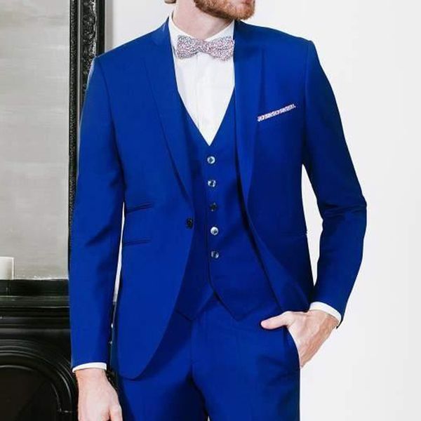 royal blue wedding tuxedo business formal men suits notched lapel three piece wedding groom tuxedos custom made (jacket + pant + vest, Black;gray
royal blue wedding tuxedo business formal men suits notched lapel three piece wedding groom tuxedos custom made (jacket + pant + vest, Black;gray