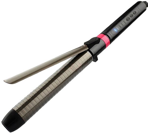 professional rotating curling iron nano titanium black + gold hair curler with led digital temperature display
professional rotating curling iron nano titanium black + gold hair curler with led digital temperature display