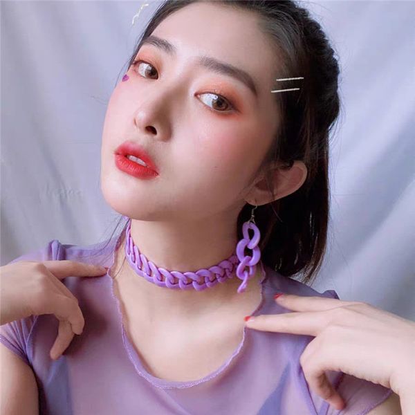 личность punk мода акриловые choker ожерелье для женщин девушки модные смола толстые chain фиолетовый зеленый цвет statement ожерелье, Golden;silver
личность punk мода акриловые choker ожерелье для женщин девушки модные смола толстые chain фиолетовый зеленый цвет statement ожерелье, Golden;silver